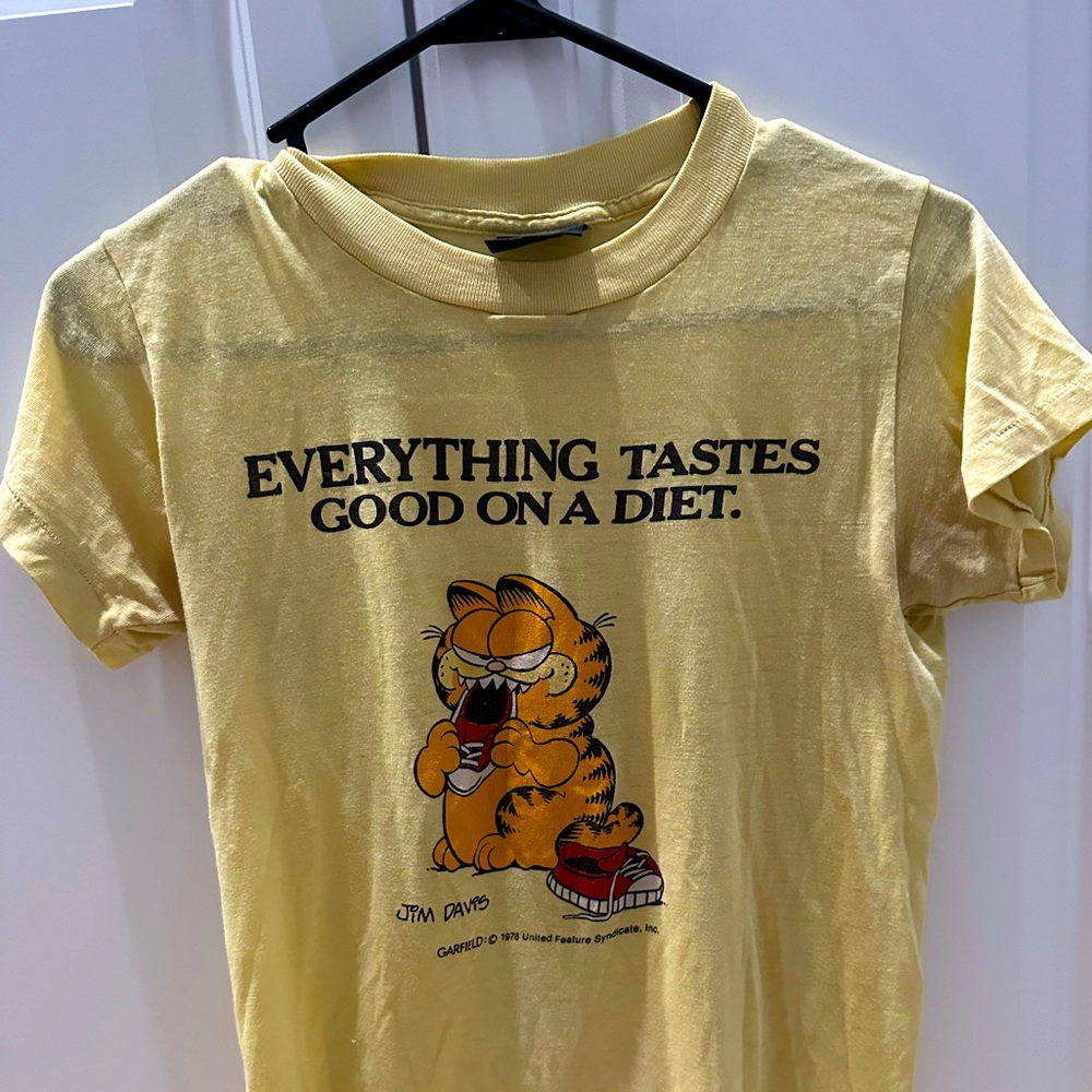 VINTAGE 1978 Jim Davis Garfield T-shirt